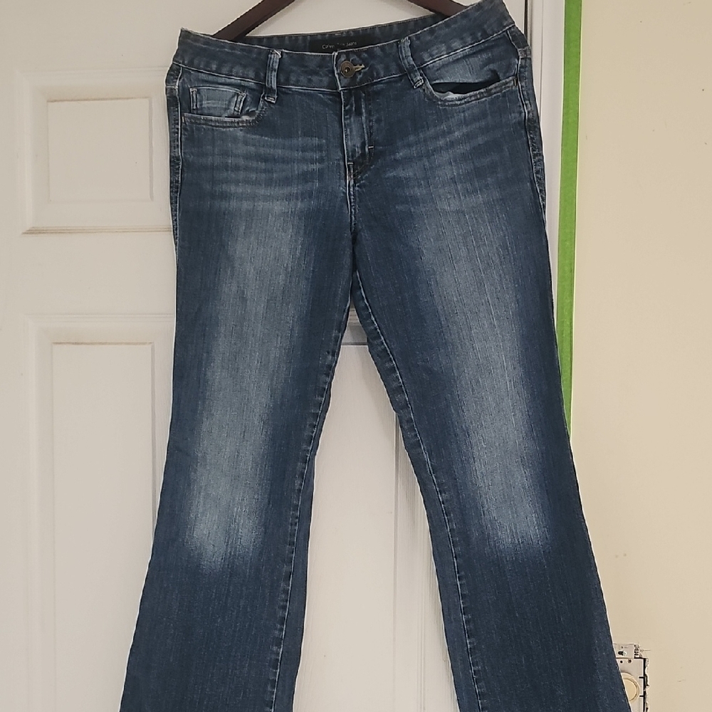 Calvin Klein Jeans Medium Blue Flare Women's Jeans